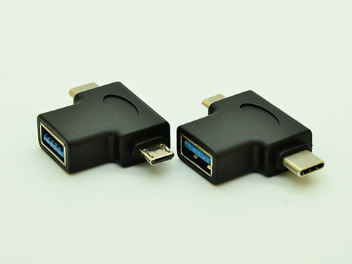 USB3.0母轉(zhuǎn)USB Type-c公&Micro USB公